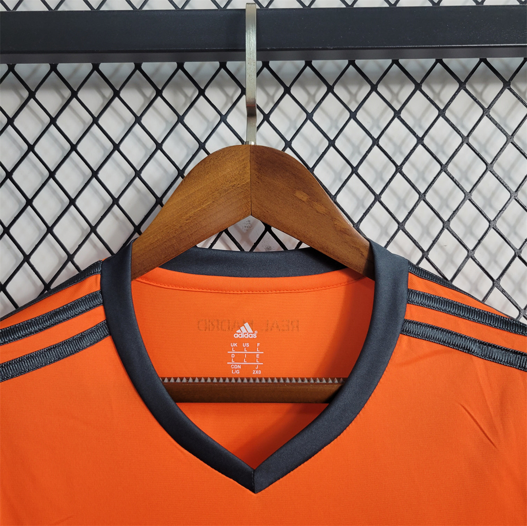 Real Madrid Retro Jersey Third Away Long Sleeve Custom Soccer Shirt 2013/14