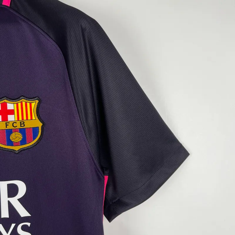 Barcelona Retro Jersey Away Soccer Shirt 2016-17