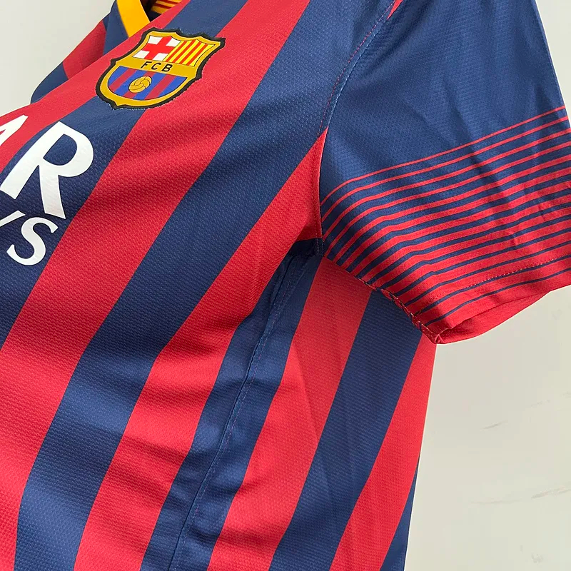 Barcelona Retro Jersey Home Soccer Shirt 2013-14