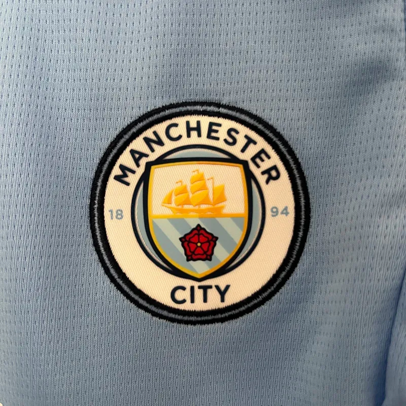 Manchester City Home Kids Kit Jersey+Shorts 2024/25