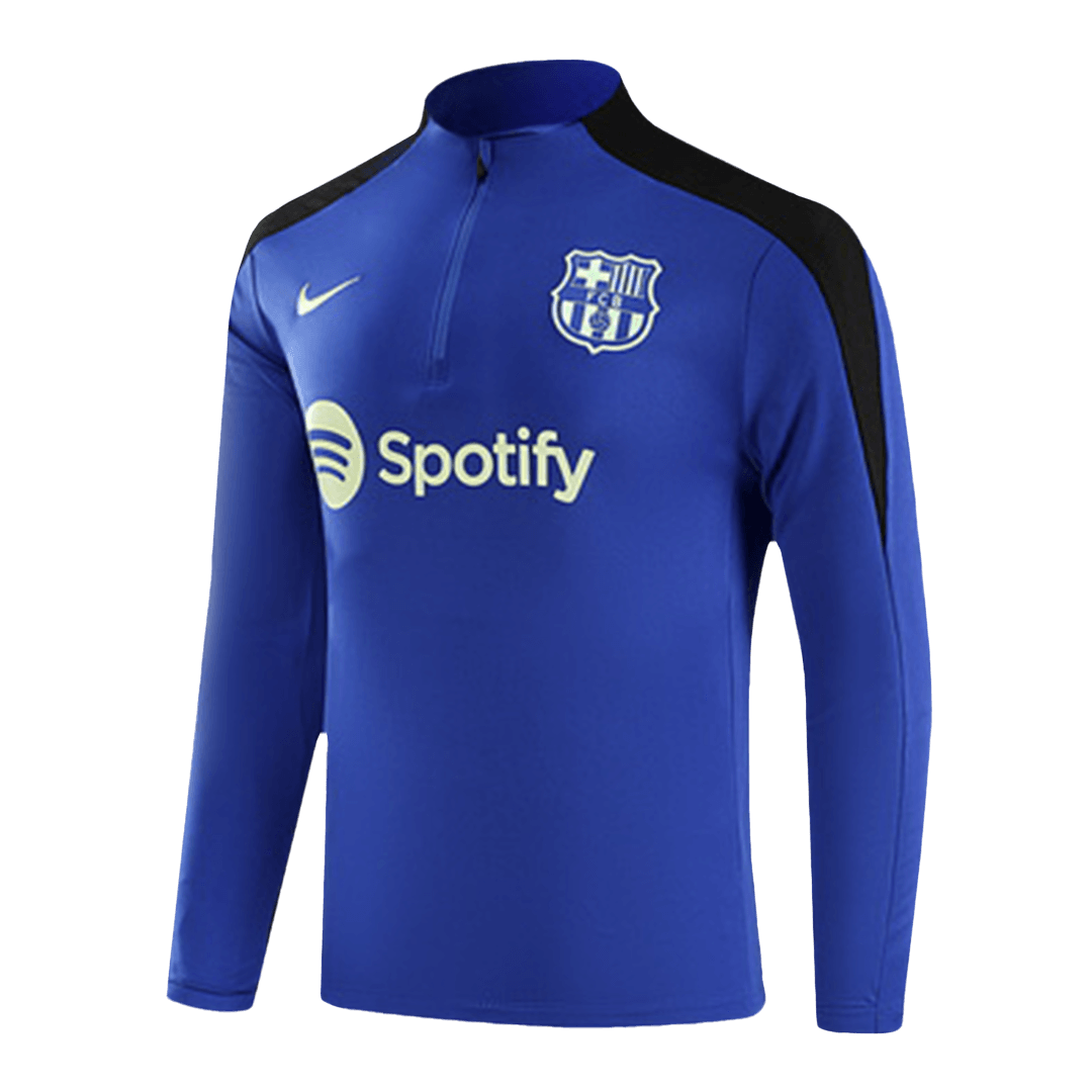 Barcelona Zipper Sweat Kit (Top+Pants) Blue 2024/25