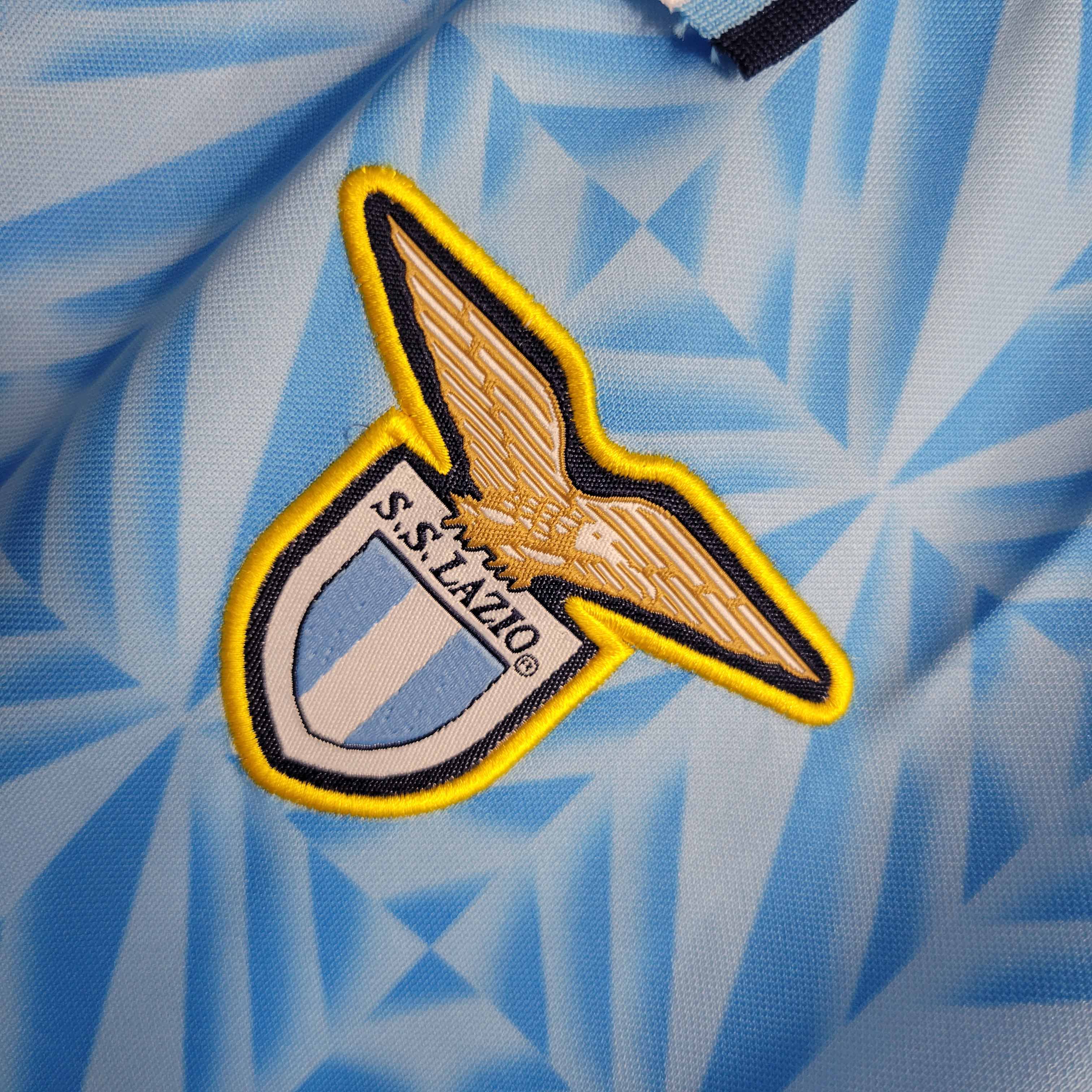 Lazio Retro Soccer Jersey Home Custom Shirt 1991/92