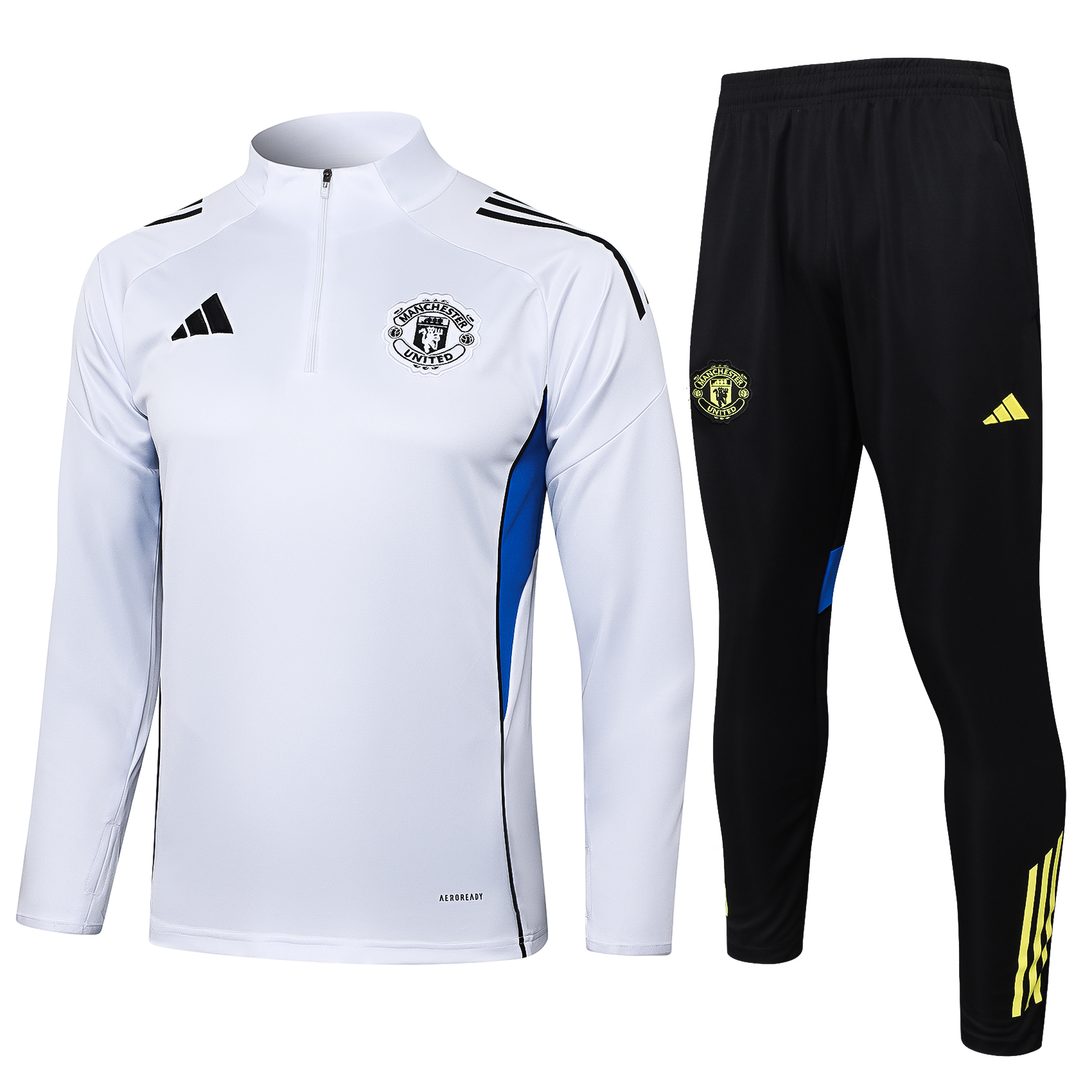 Manchester United Training Kit (Sweatshirt+Pants) White 2025/26