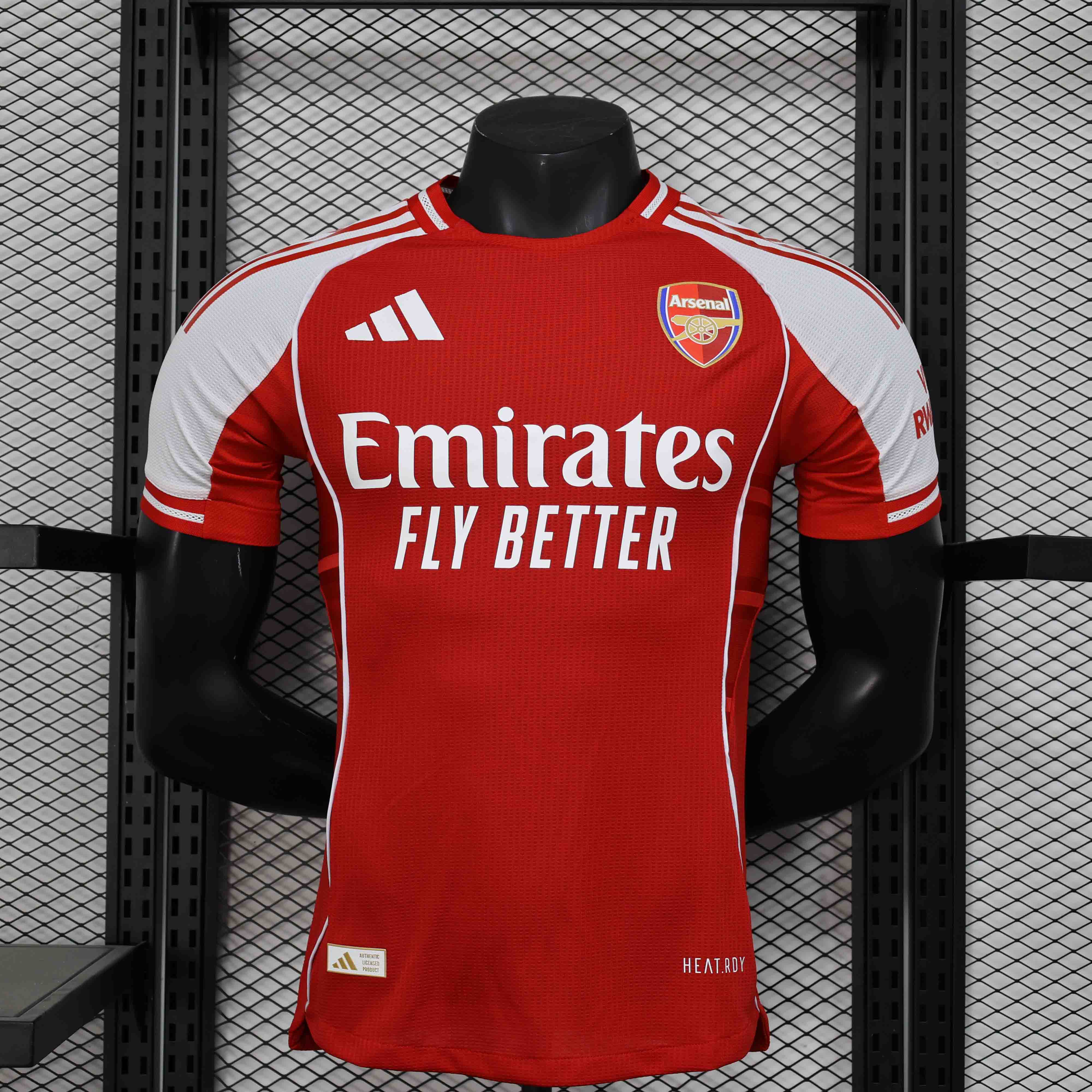 Arsenal Soccer Jersey Home Authentic Shirt 2025/26