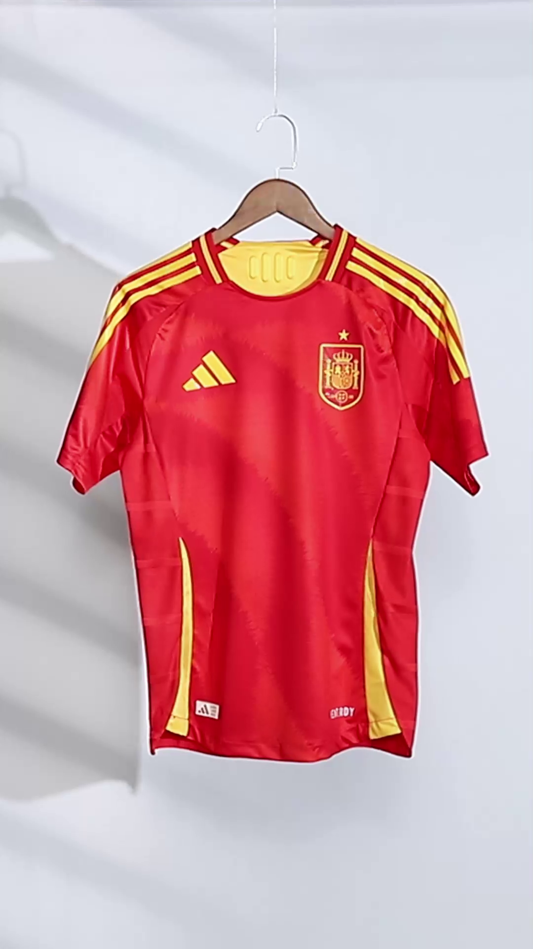 Spain Authentic Soccer Jersey Home Shirt EURO 2024