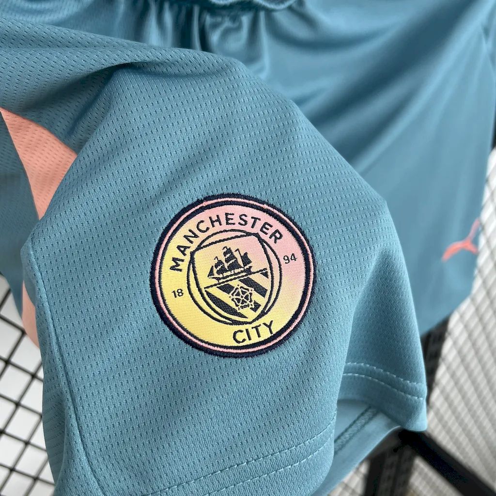 Manchester City Fourth Away Football Shorts 2024/25