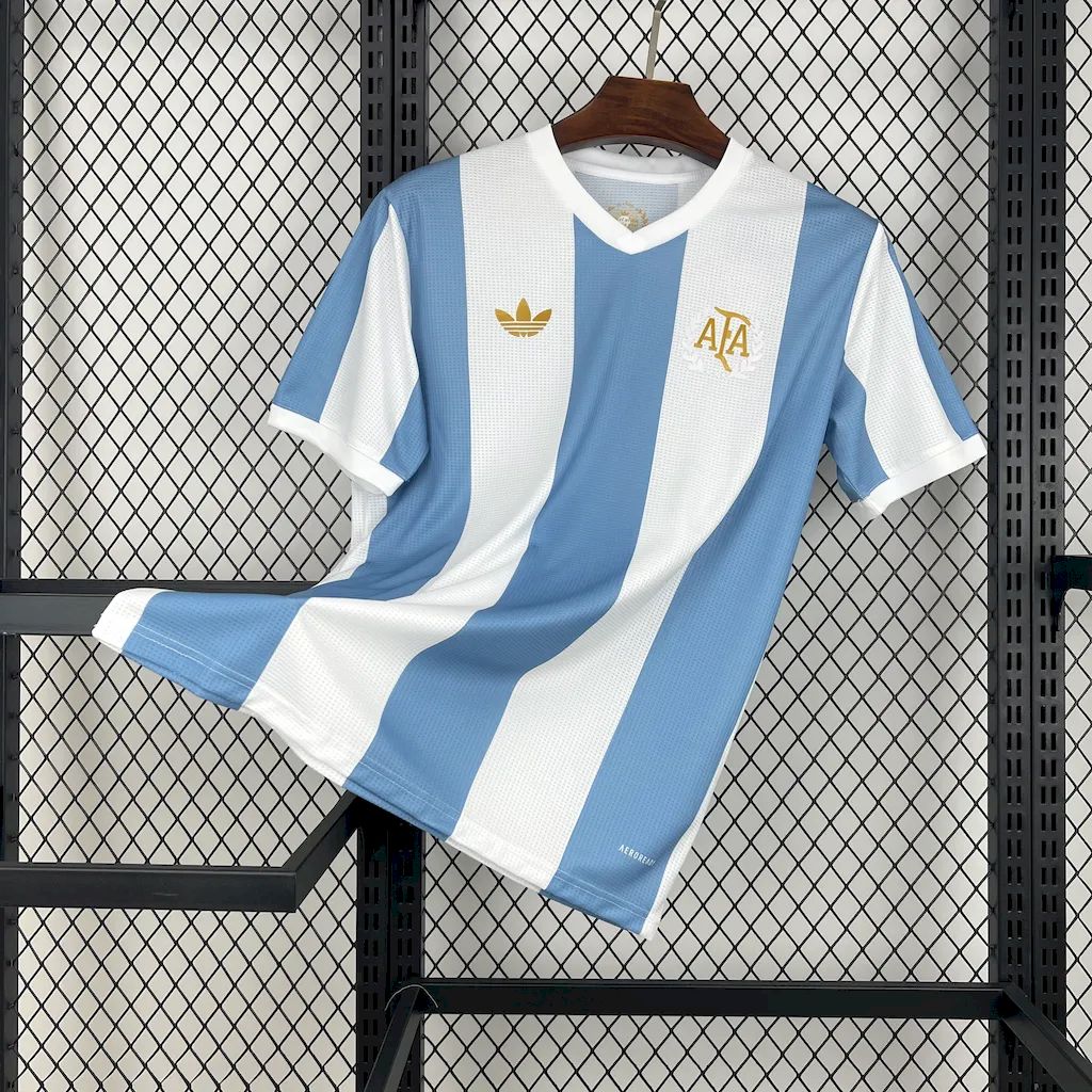 Argentina Soccer Jersey Custom Shirt 2024 50th Anniversary