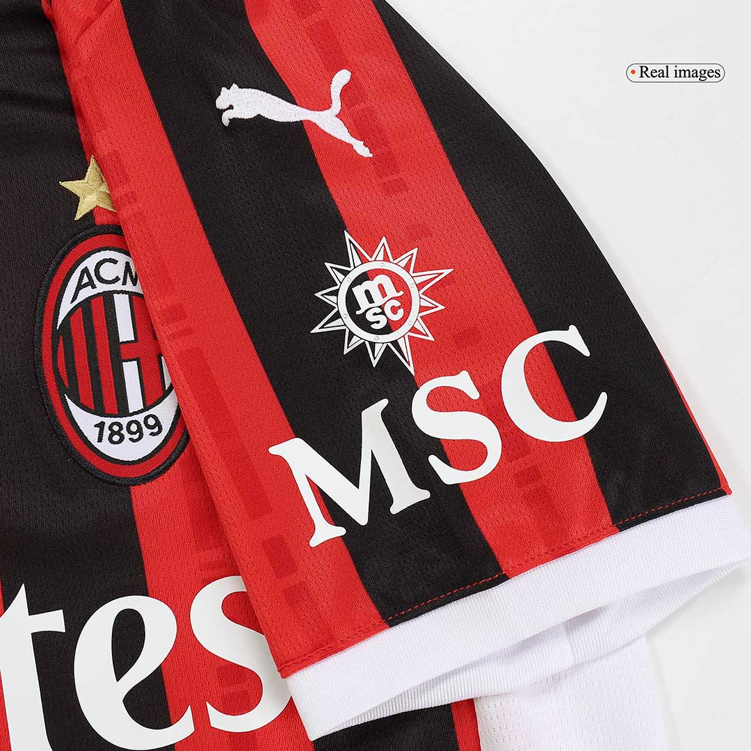 AC Milan Soccer Jersey Home Custom Shirt 2024/25