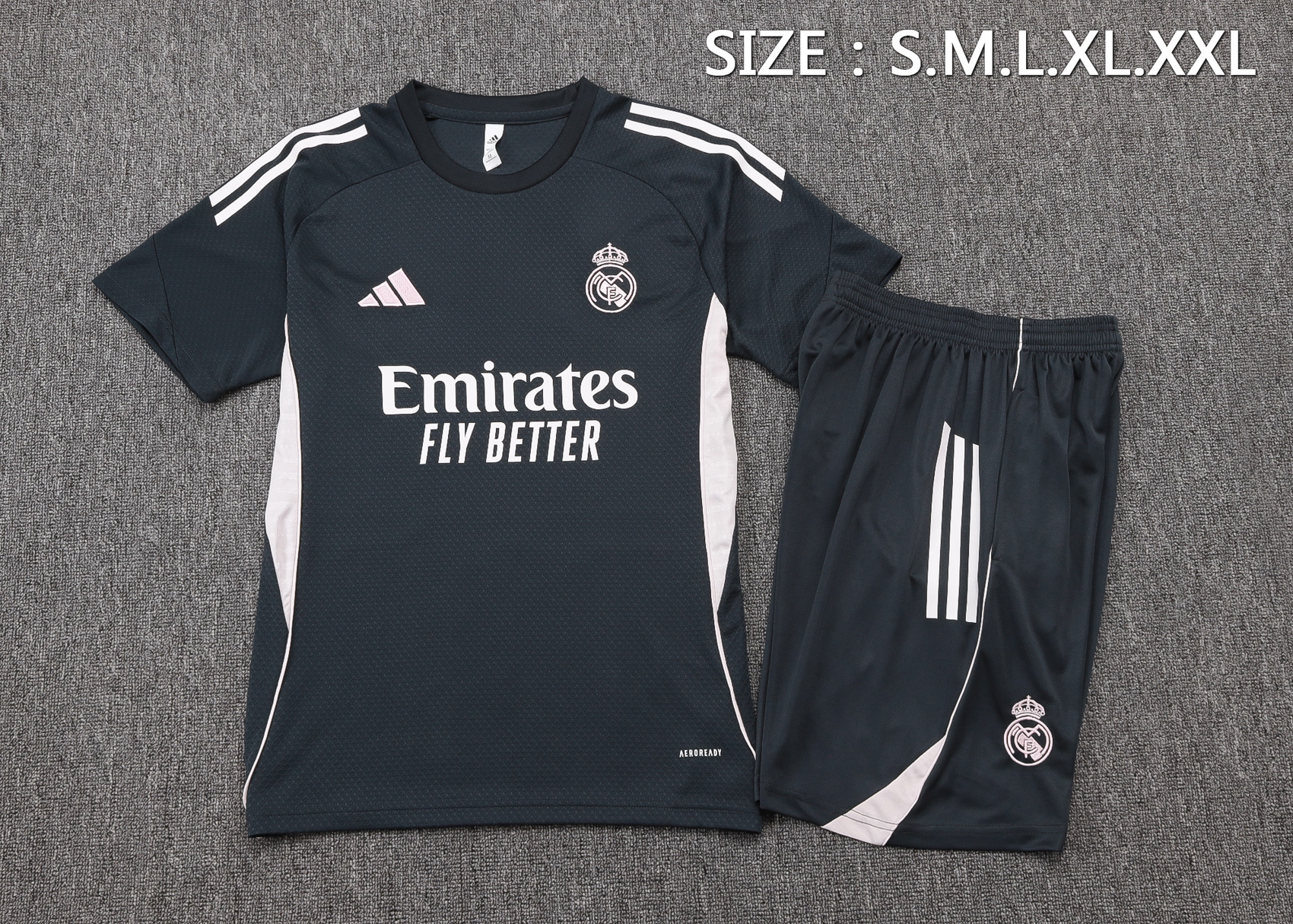Real Madrid Training Jersey Kit Gray 2025/26