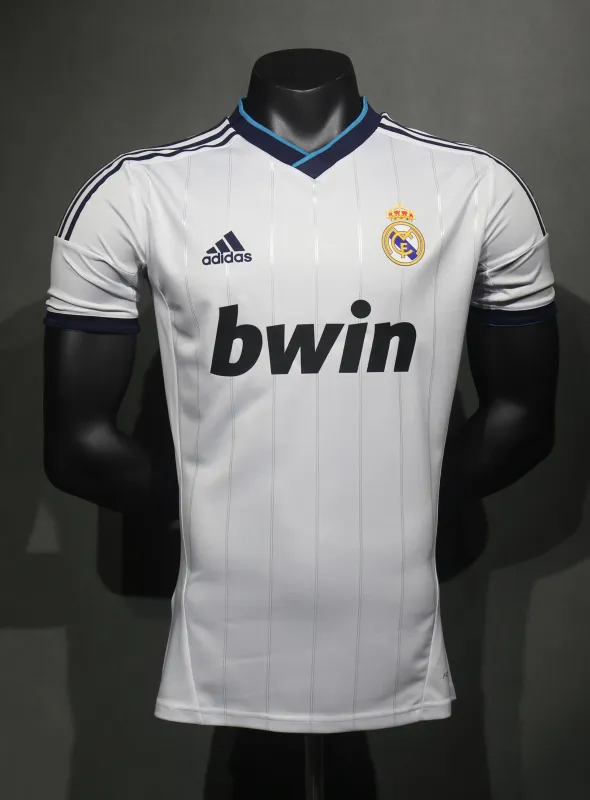 Real Madrid Authentic Retro Jersey Home Soccer Shirt 2012/13