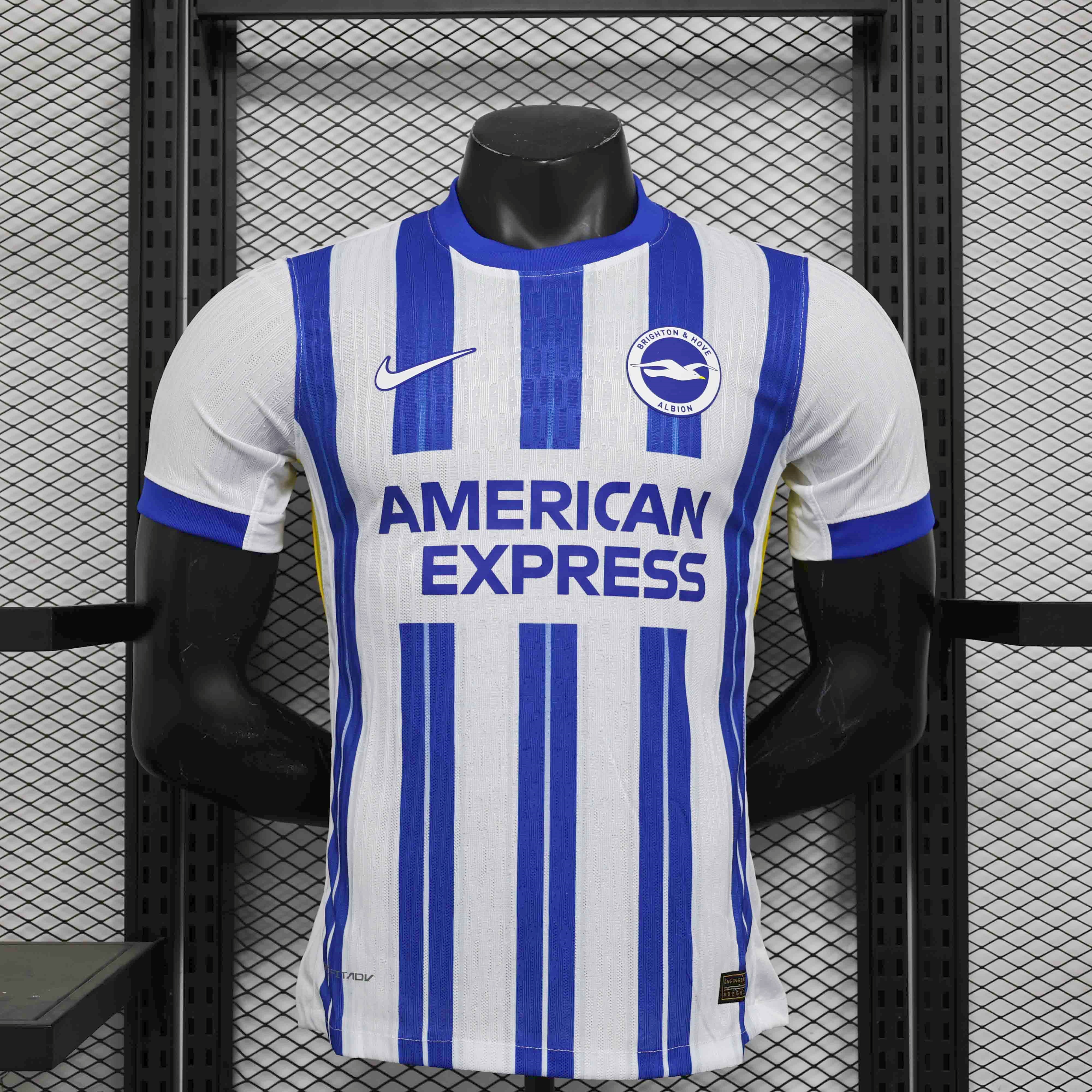 Brighton & Hove Albion Authentic Football Jersey Home Shirt 2024/25