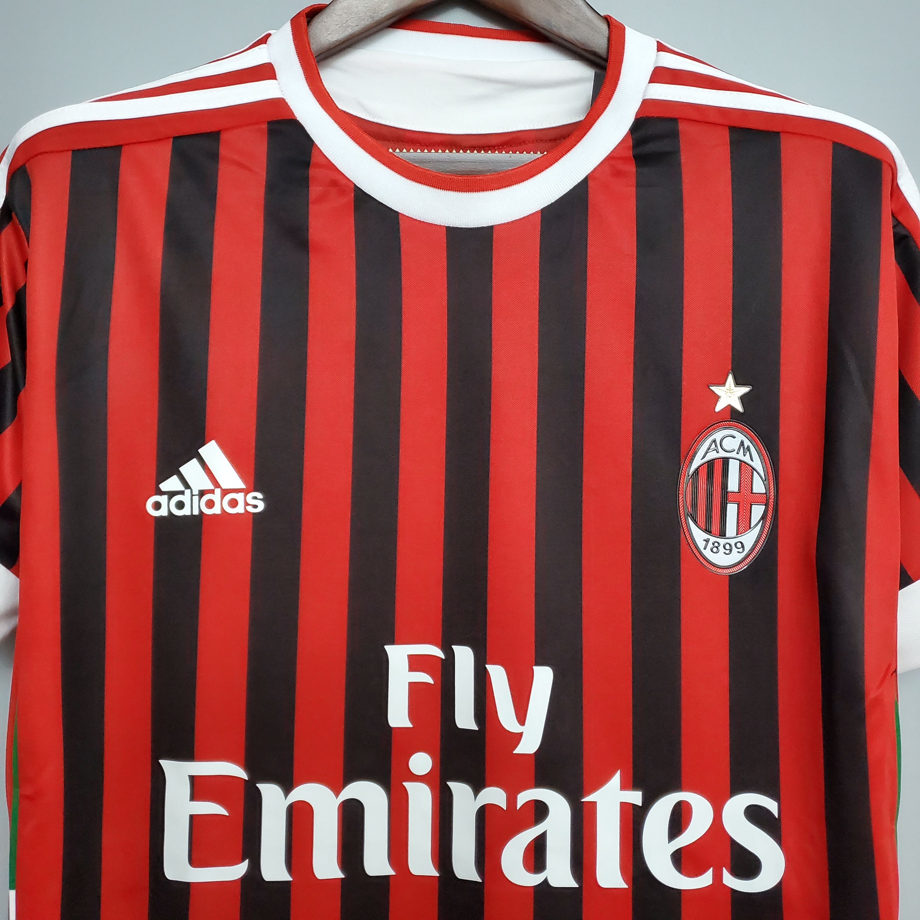 AC Milan Retro Soccer Jersey Home Custom Shirt 2011/12