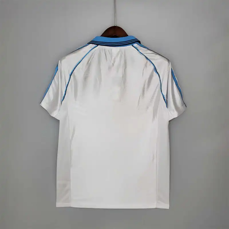 Marseille Retro Soccer Jersey Home Custom Shirt 1998-99