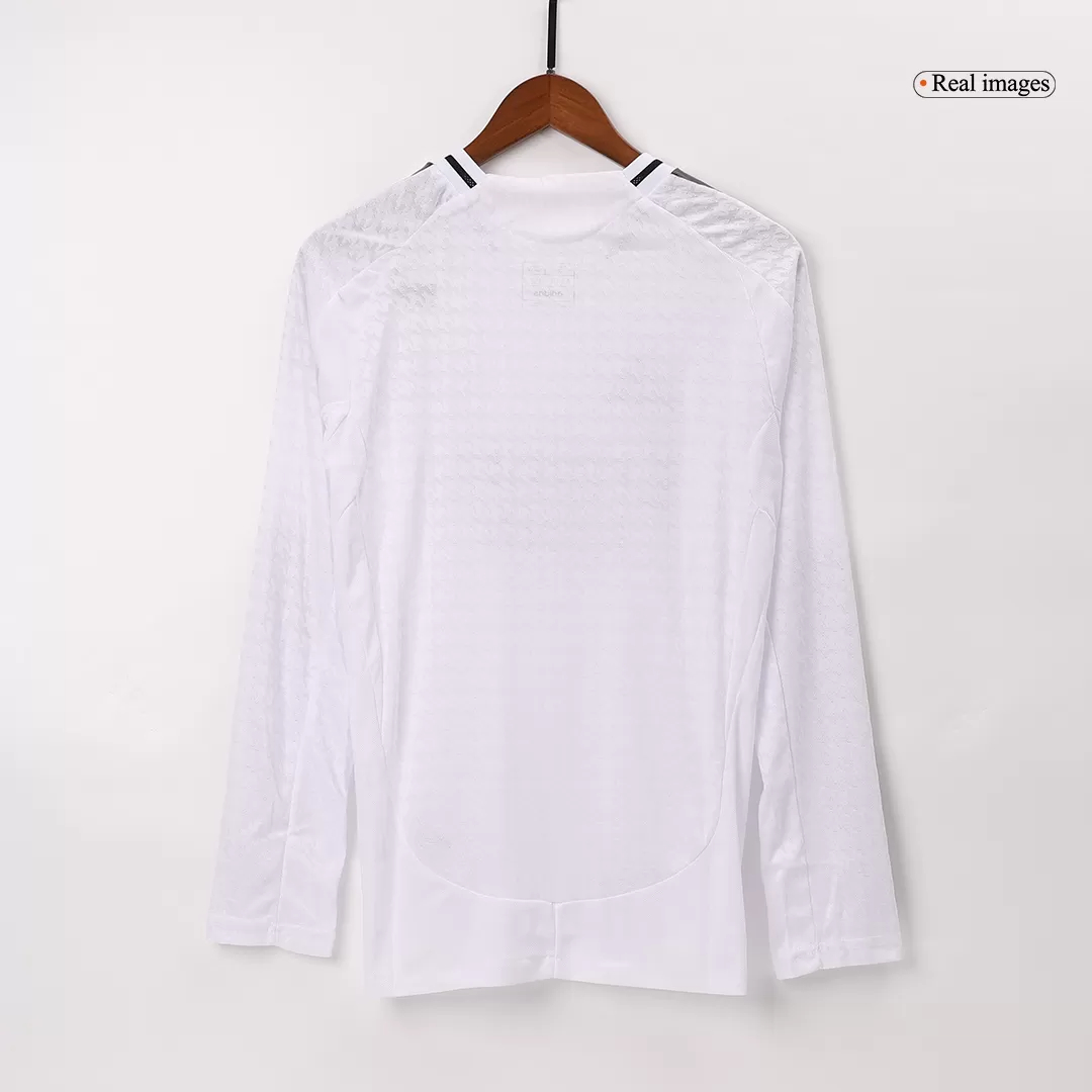 Real Madrid Authentic Soccer Jersey Home Long Sleeve Shirt 2024/25