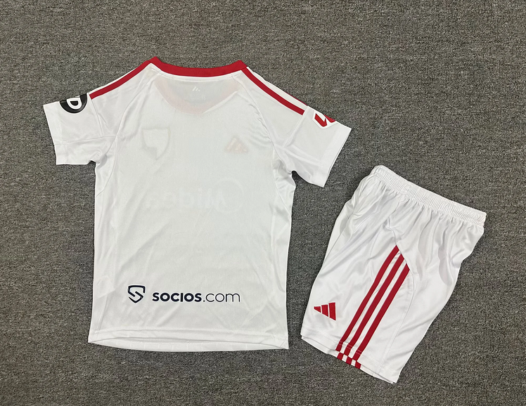 Sevilla FC Soccer Jersey Home Kids Kit Jersey+Shorts 2025/26