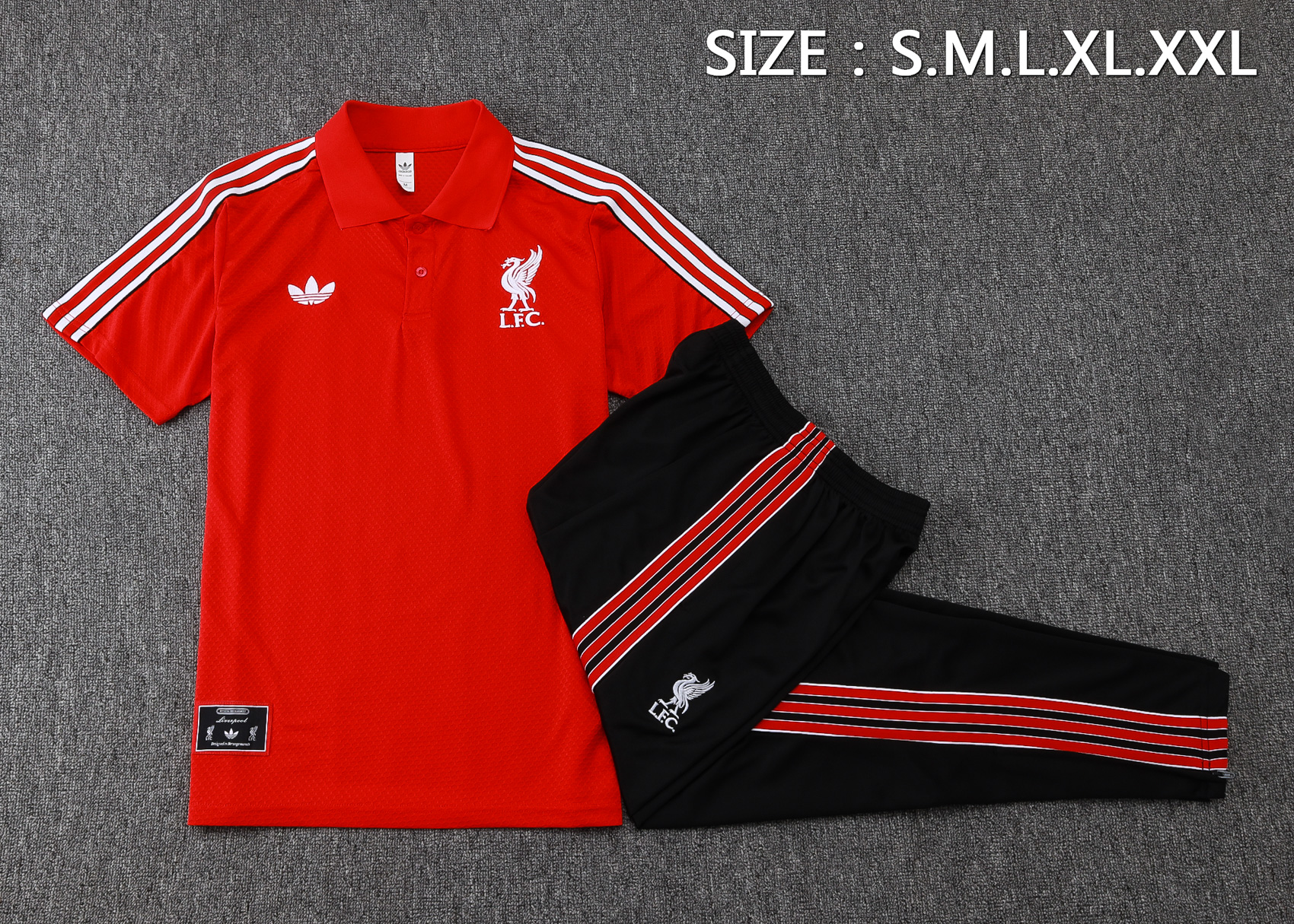 Liverpool Training Kit (Polo+Pants) Red 2025/26