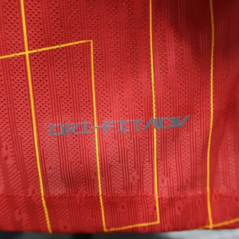 Liverpool Authentic Football Jersey Home Long Sleeve Shirt 2024/25