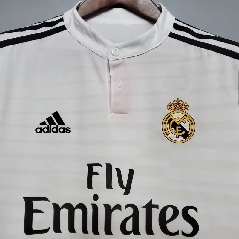 Real Madrid Retro Jersey Home Custom Soccer Shirt 2014/15