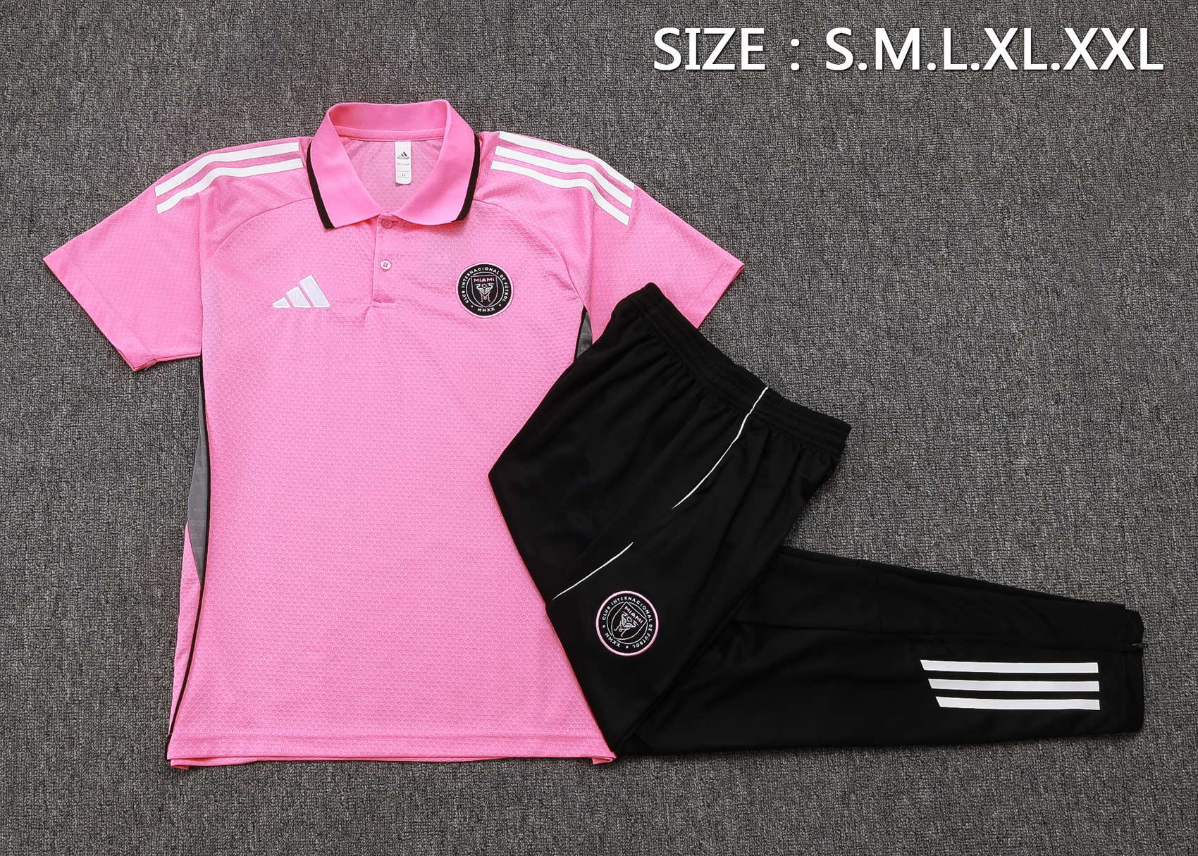 Inter Miami Training Kit (Polo+Pants) Pink 2025