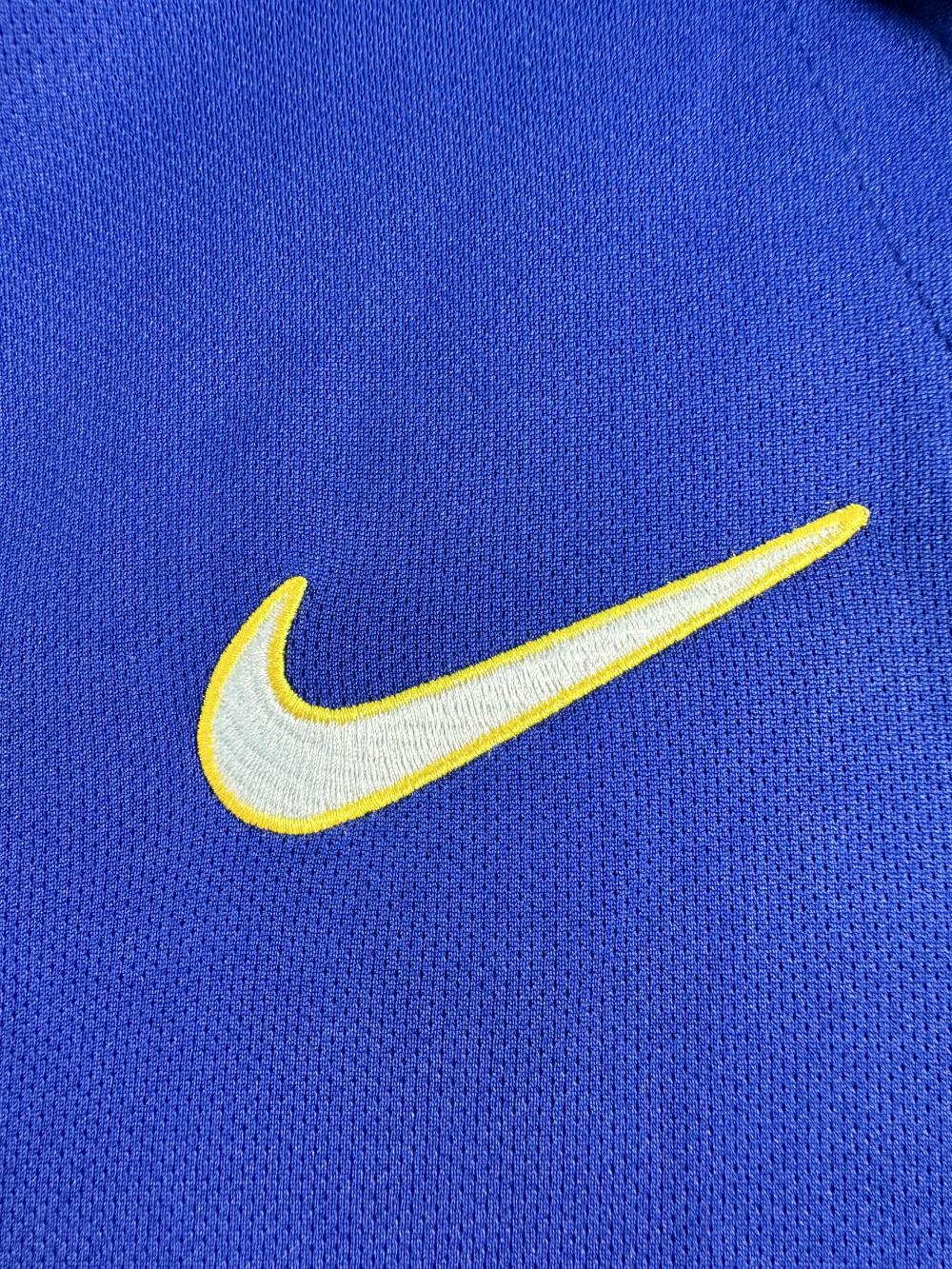 Boca Juniors Retro Soccer Jersey Home Long Sleeve Custom Shirt 1996/97