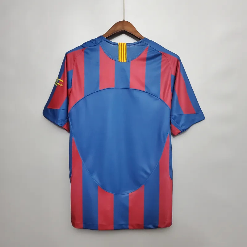 Barcelona Retro Jersey Home Soccer Shirt 2005-06
