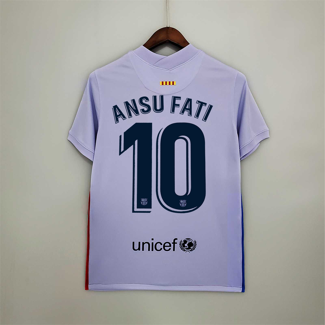 Barcelona Retro Jersey Away Soccer Shirt 2021/22