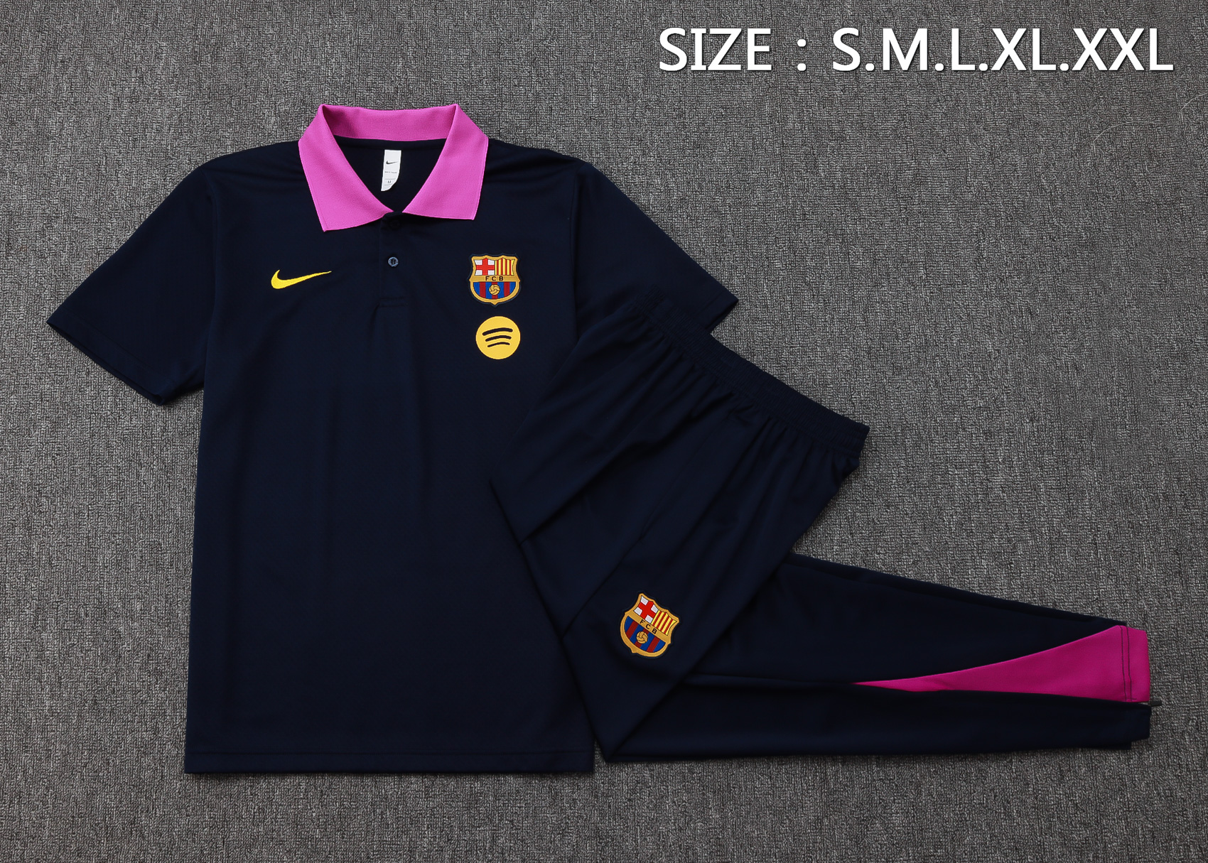 Barcelona Training Kit (Polo+Pants) Cyan 2025/26