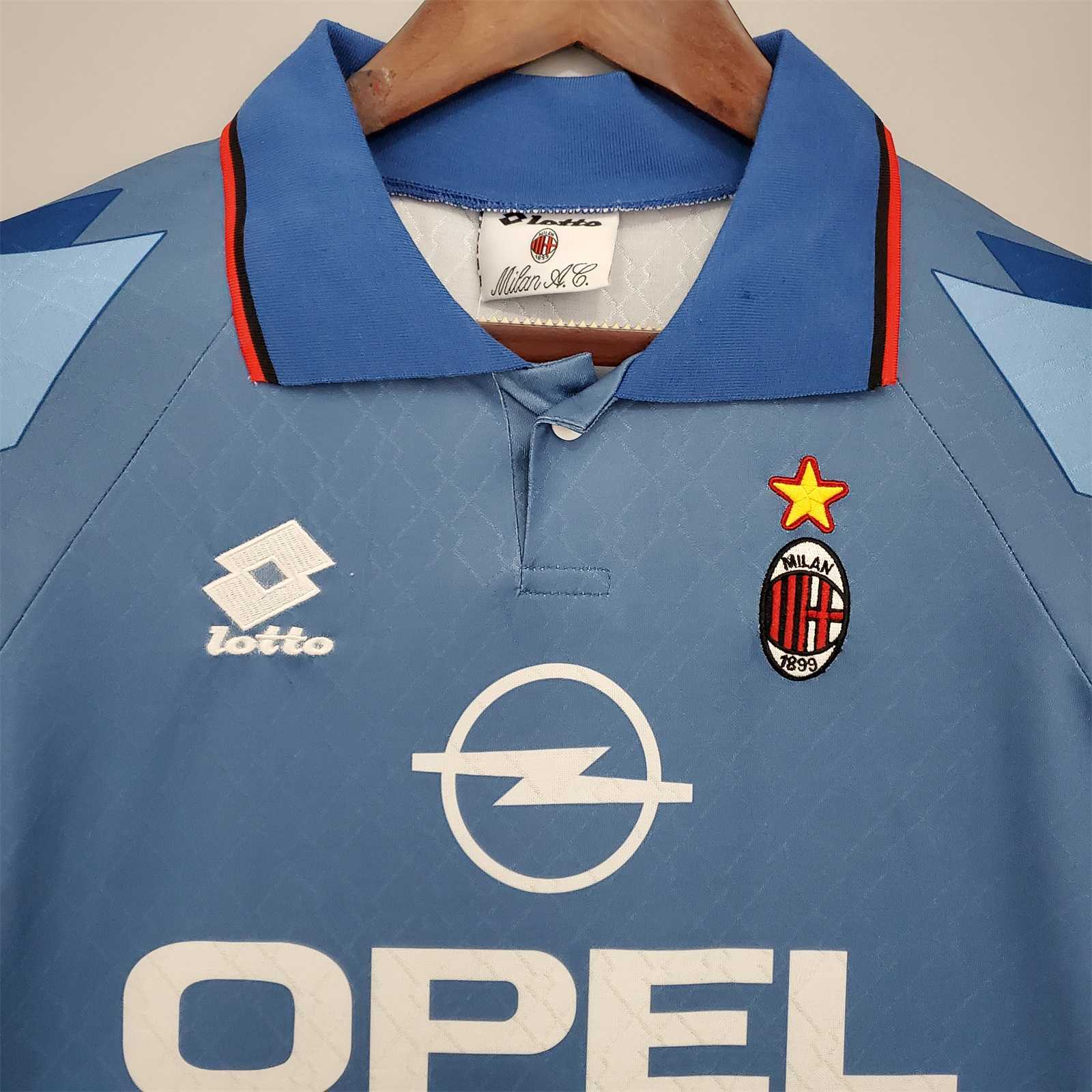 AC Milan Retro Soccer Jersey Fourth Away Custom Shirt 1995/96
