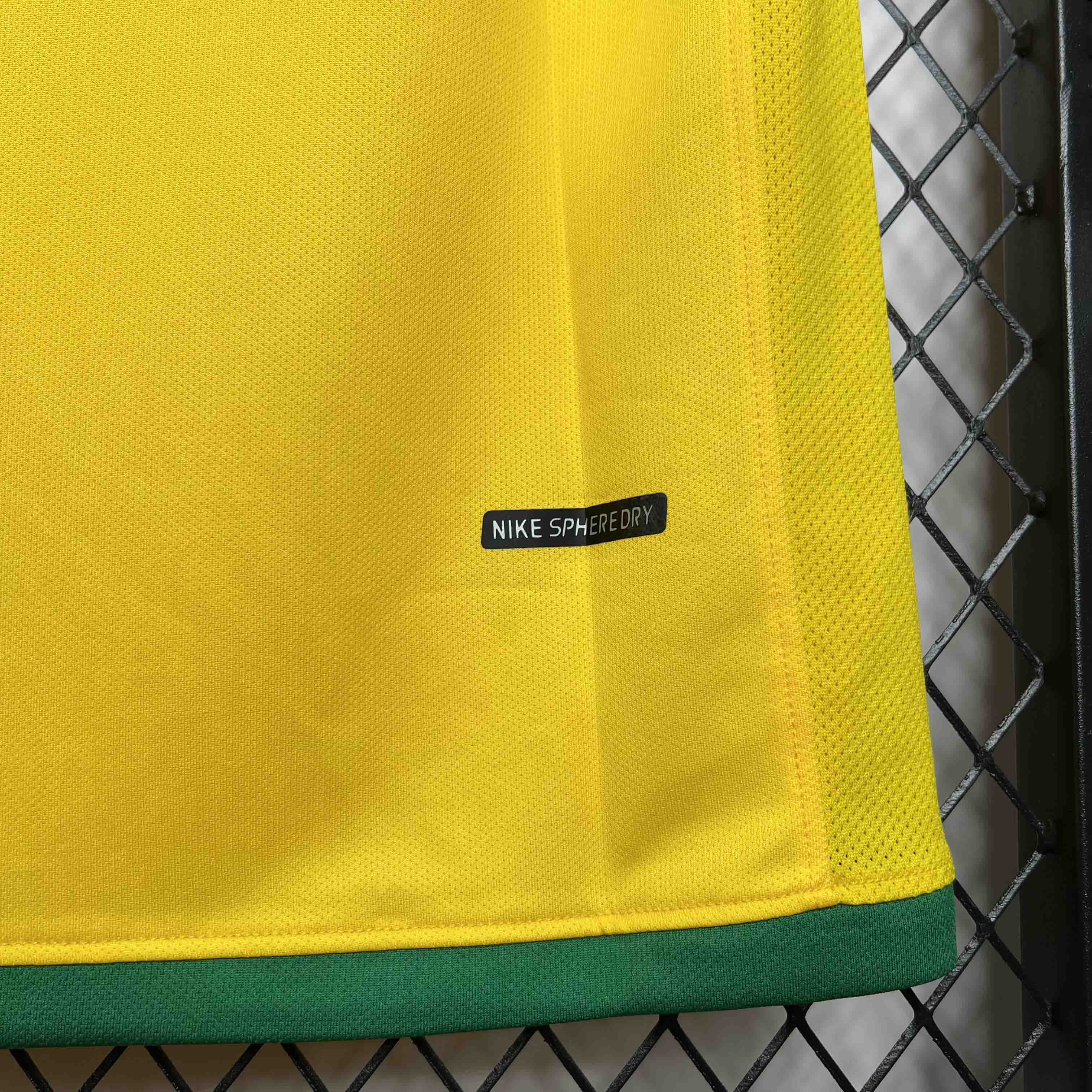 Brazil Retro Jersey Custom Home Soccer Jersey World Cup 2006