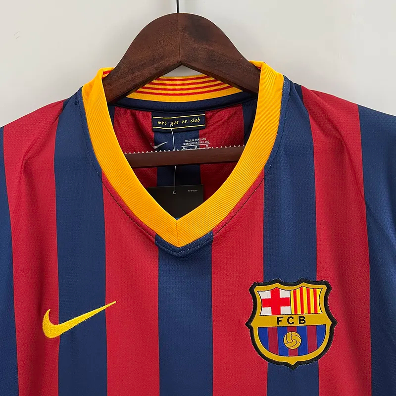 Barcelona Retro Jersey Home Soccer Shirt 2013-14