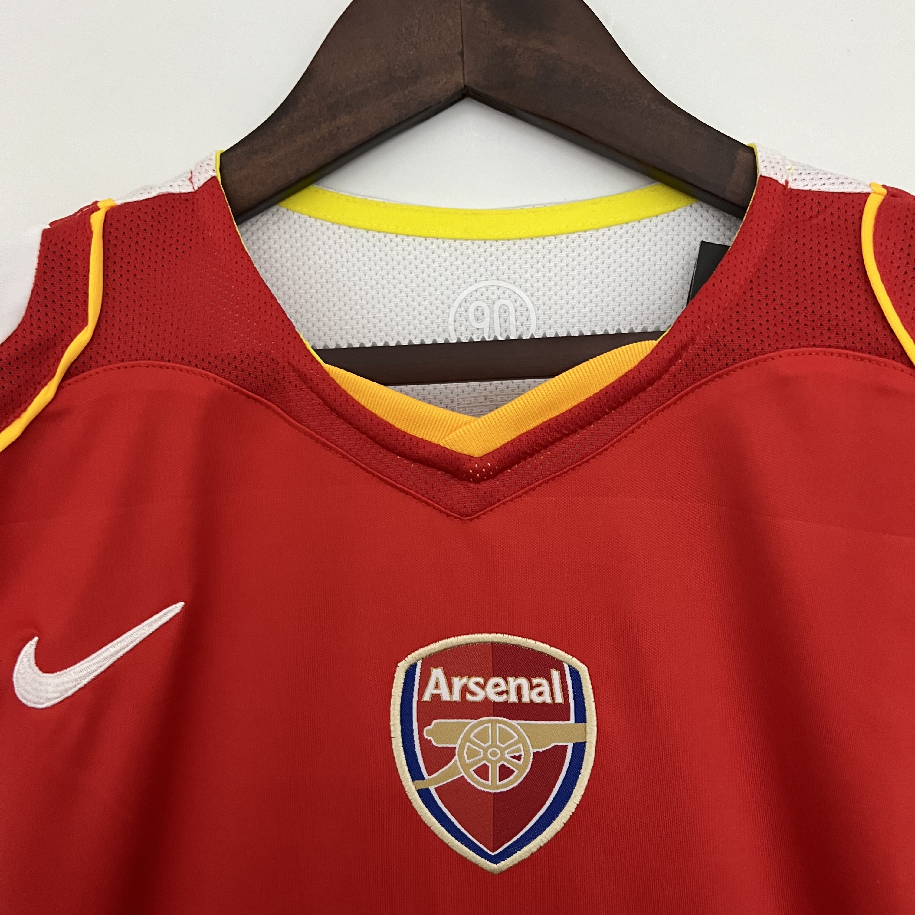 Arsenal Soccer Retro Jersey Home Custom Shirt 2004-05