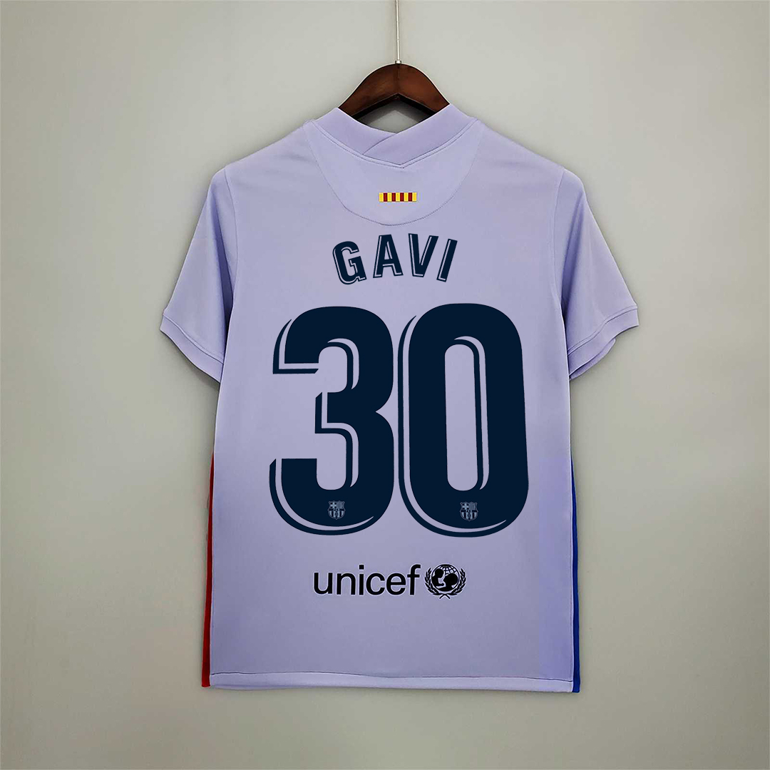 Barcelona Retro Jersey Away Soccer Shirt 2021/22