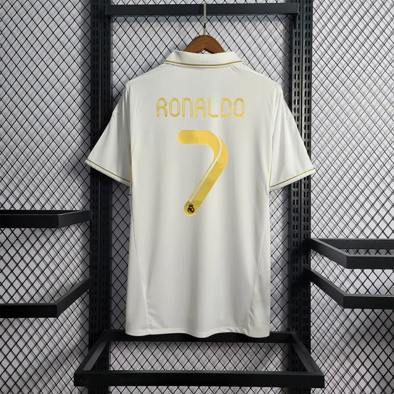Real Madrid Retro Jersey Home Soccer Custom Shirt 2011/12