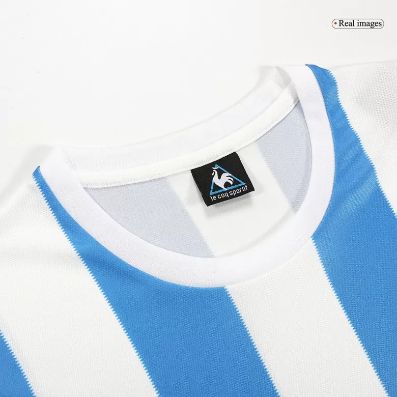 Argentina Retro Jersey Custom Home Football Jersey 1986