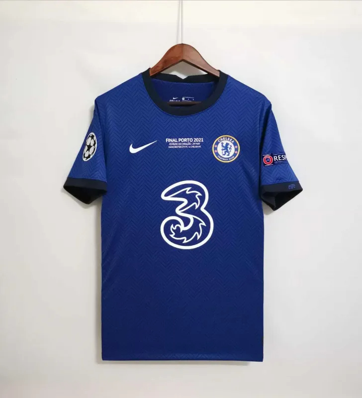 Chelsea Retro Football Jersey Home Shirt UCL Final 2020/21