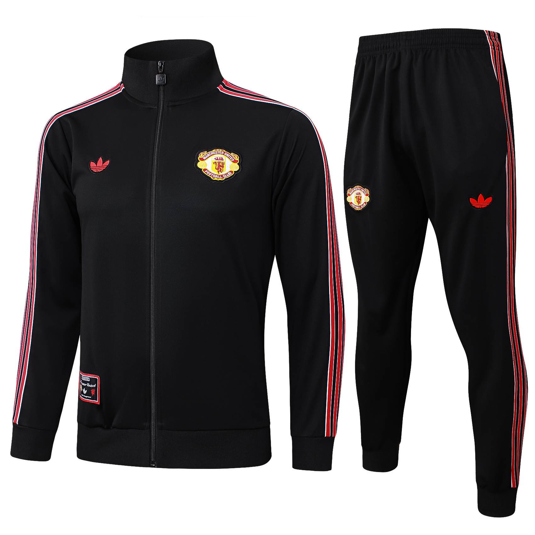 Manchester United Training Kit (Jacket+Pants) Black 2025/26