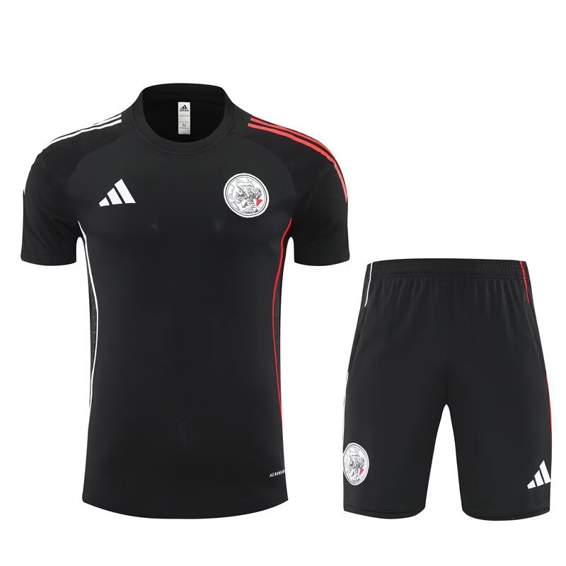 Ajax Training Jersey Kit Black 2025/26