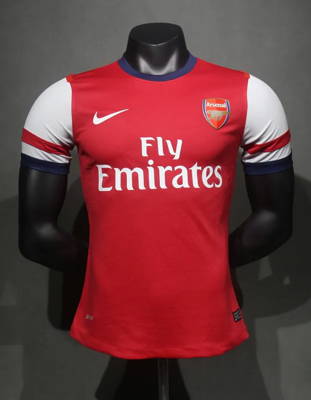 Arsenal Authentic Soccer Retro Jersey Home Shirt 2012-13