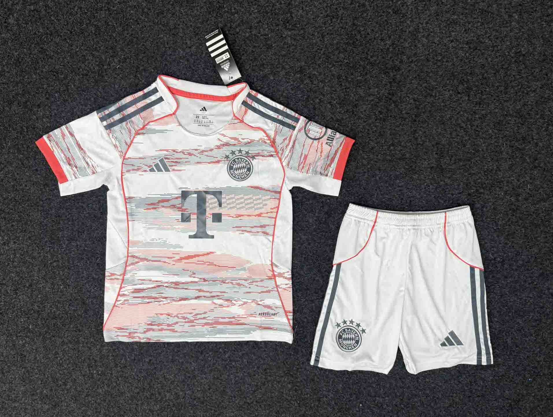 Bayern Munich Away Kids Kit Jerseys+Shorts 2025/26