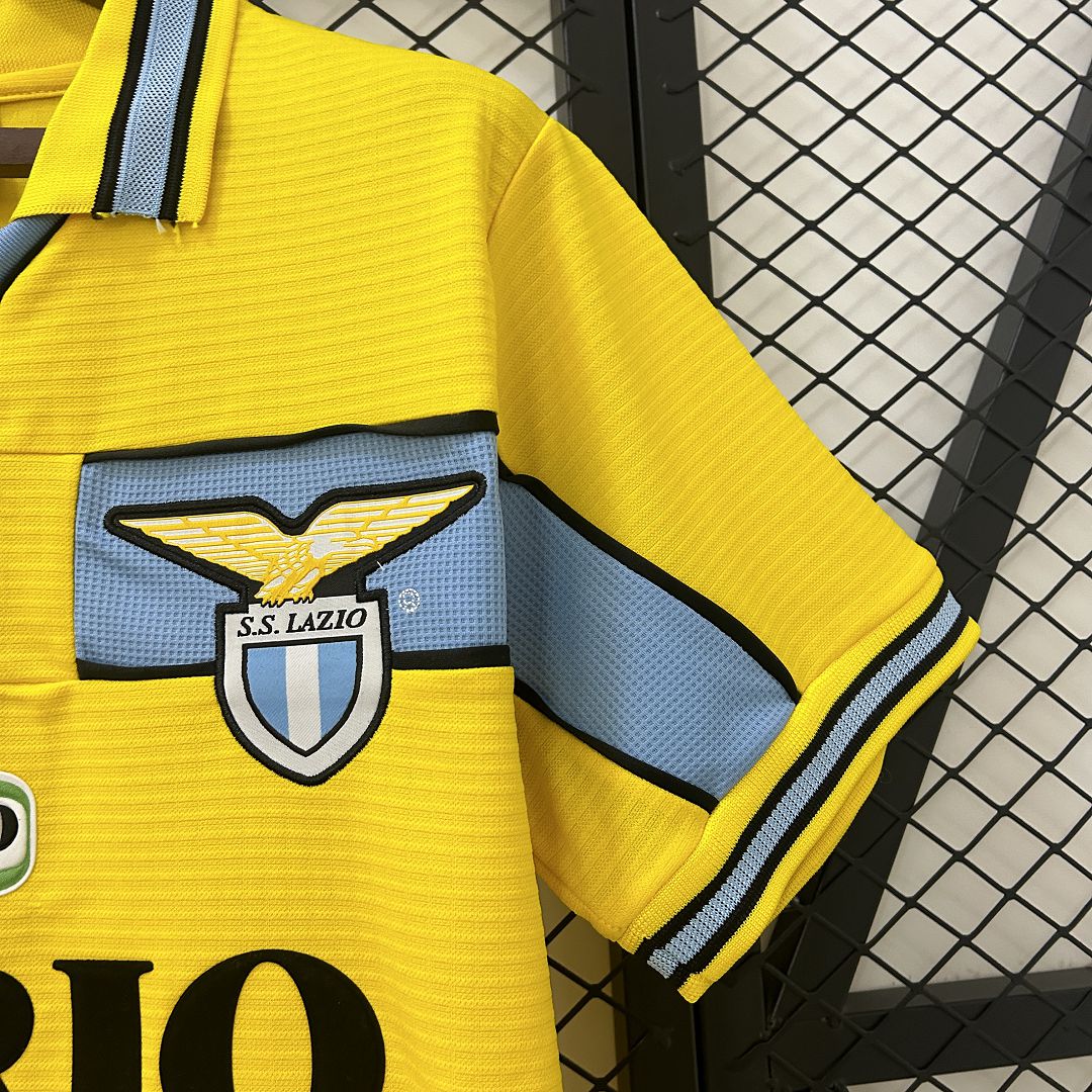 Lazio Retro Soccer Jersey Away Custom Shirt 1998-00