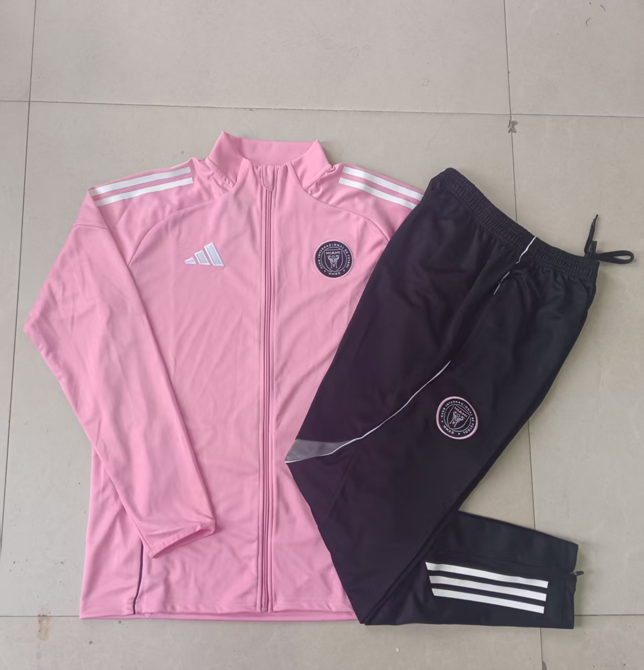 Kids Inter Miami Training Kit (Jacket+Pants) Pink 2025