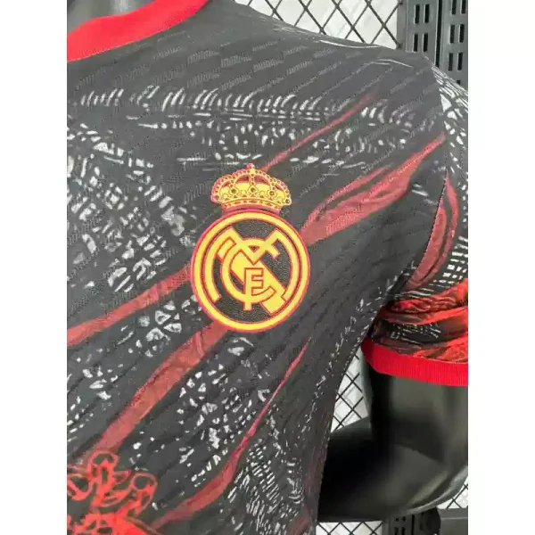 Real Madrid Authentic Soccer Jersey Red Dragon Special Edition Shirt 2025/26
