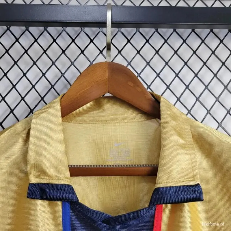 Barcelona Retro Jersey Home Soccer Shirt 2001-02