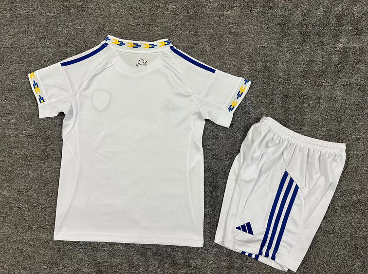 Leeds United Football Jersey Home Kids Kit Jersey+Shorts 2025/26