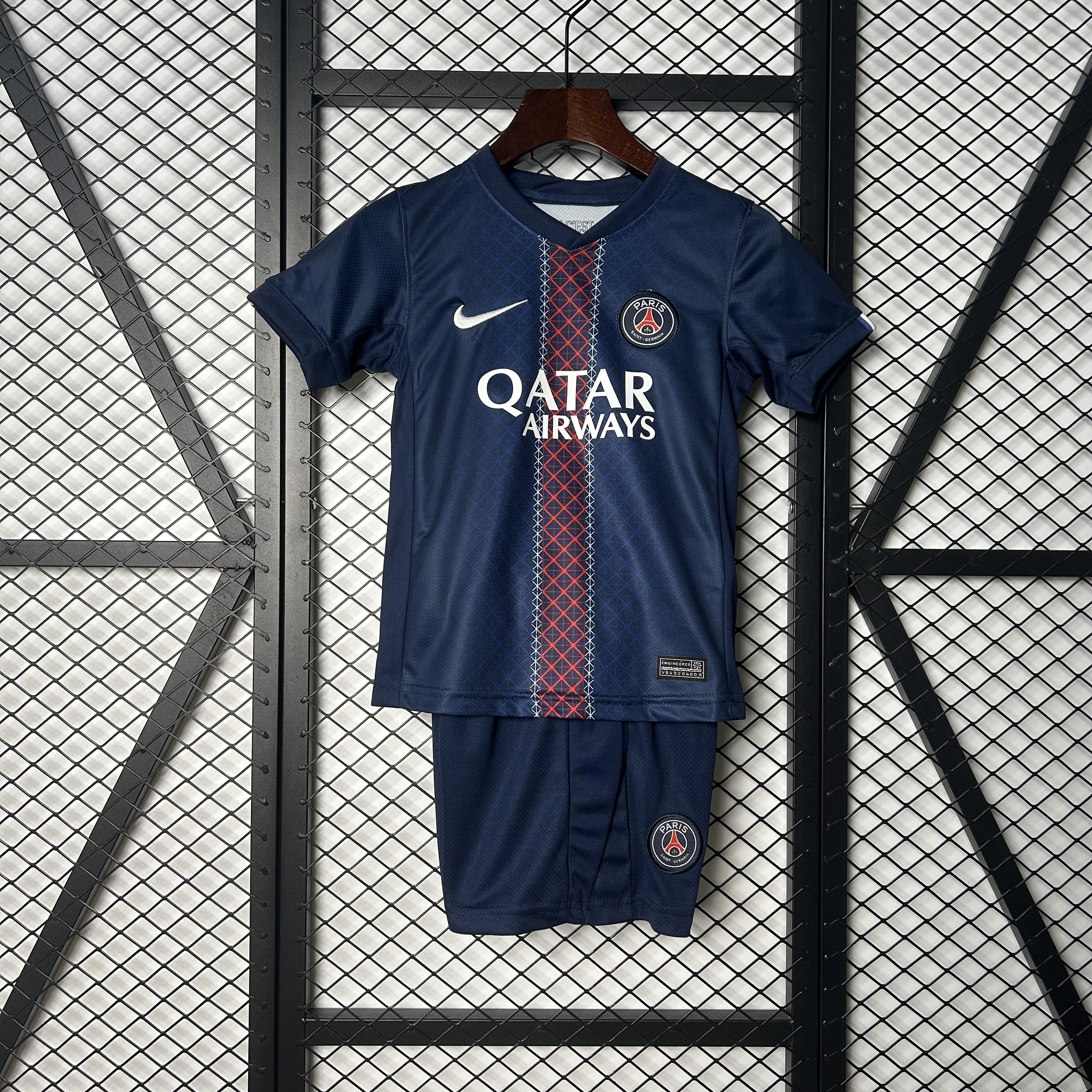 PSG Soccer Jersey Home Kids Kit Jersey+Shorts 2025/26