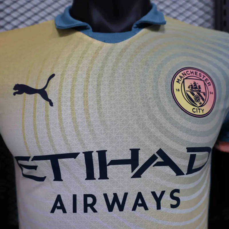 Manchester City Authentic Fourth Away Football Jersey Shirt 2024/25