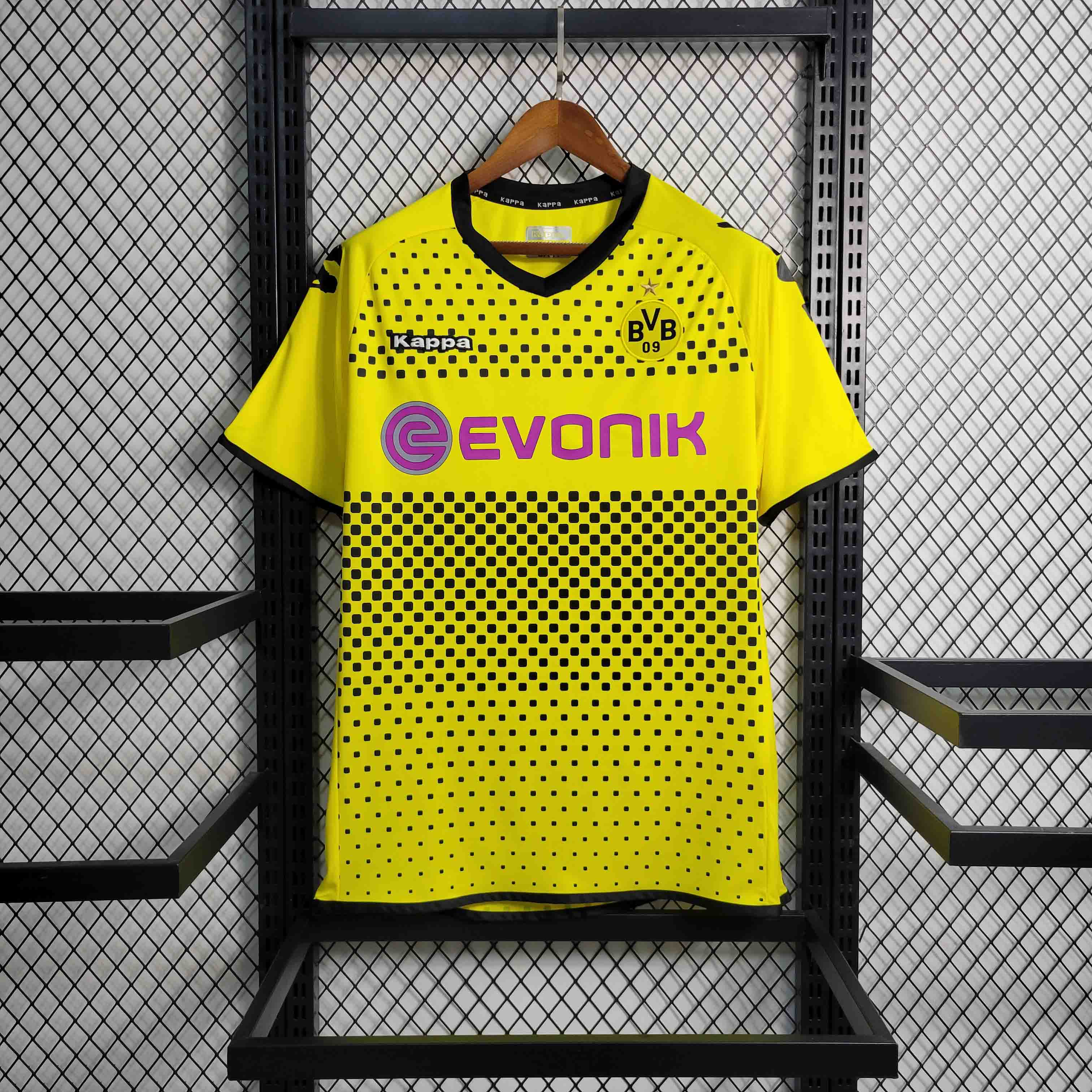 Borussia Dortmund Retro Jersey Home Soccer Shirt 2011/12