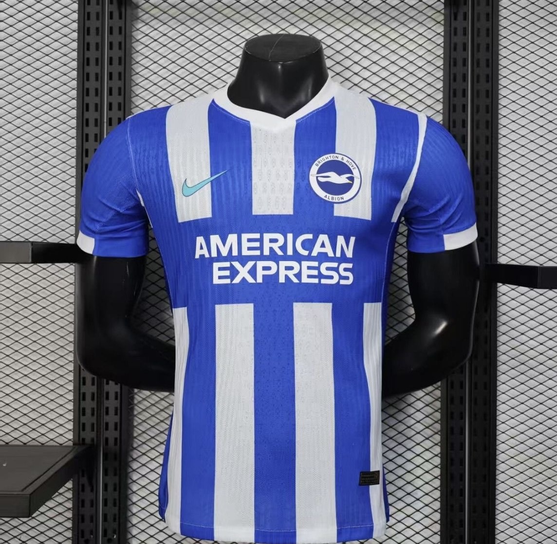 Brighton & Hove Albion Authentic Football Jersey Home Shirt 2025/26