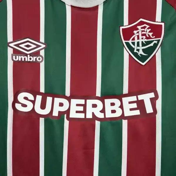 Fluminense FC Soccer Jersey Home Long Sleeve Custom Shirt 2025-26