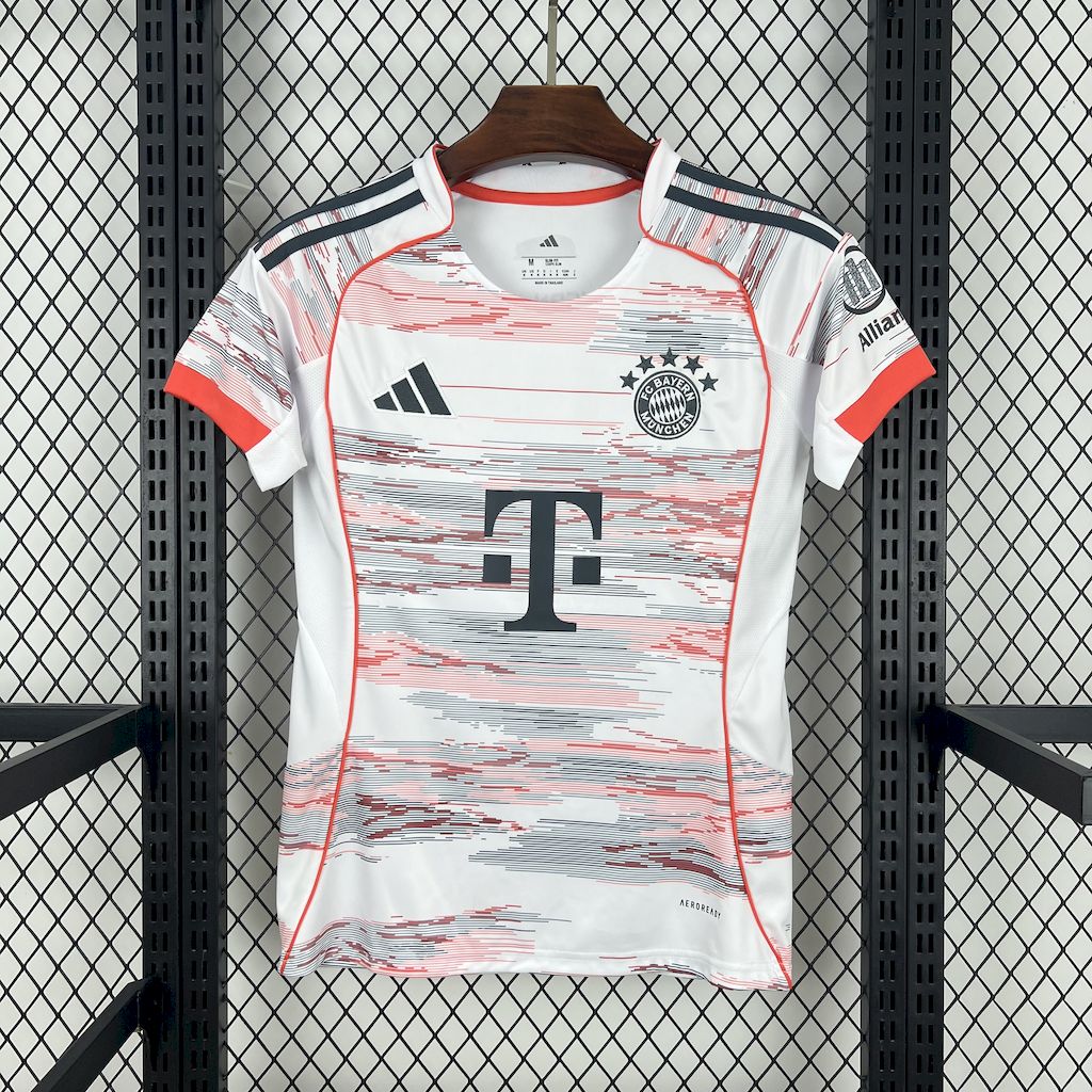 Bayern Munich Soccer Jersey Away Women's Shirt 2025/26